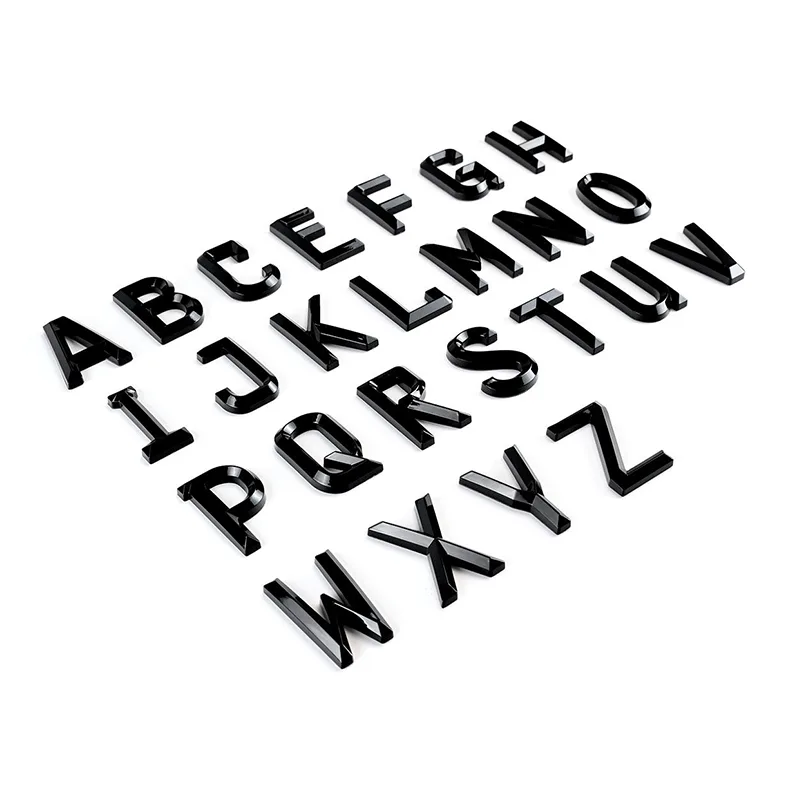 Distintivo de letras ABS