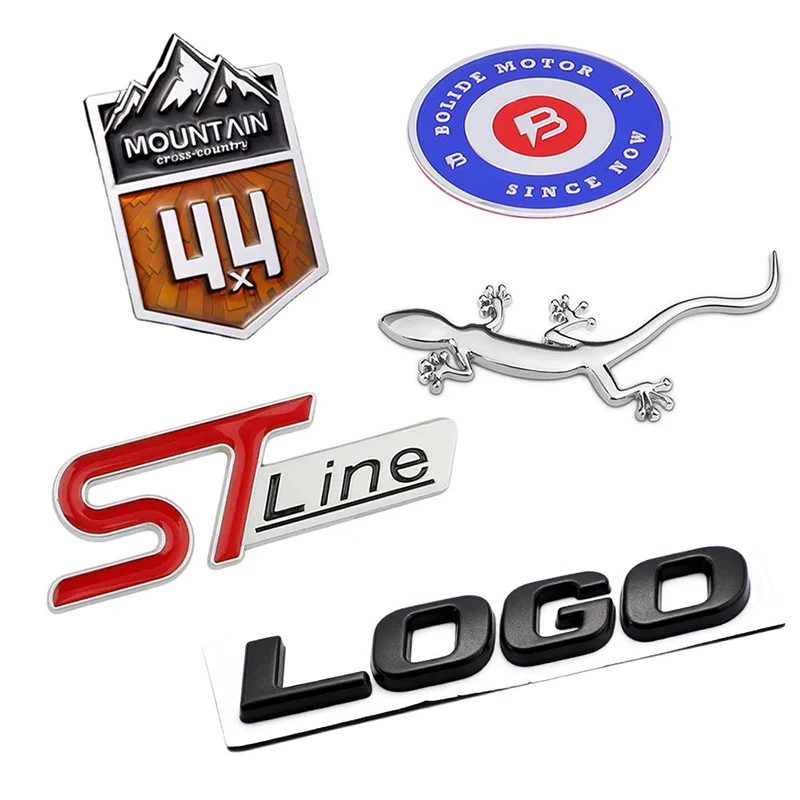 Emblema de carro 3D de plástico ABS