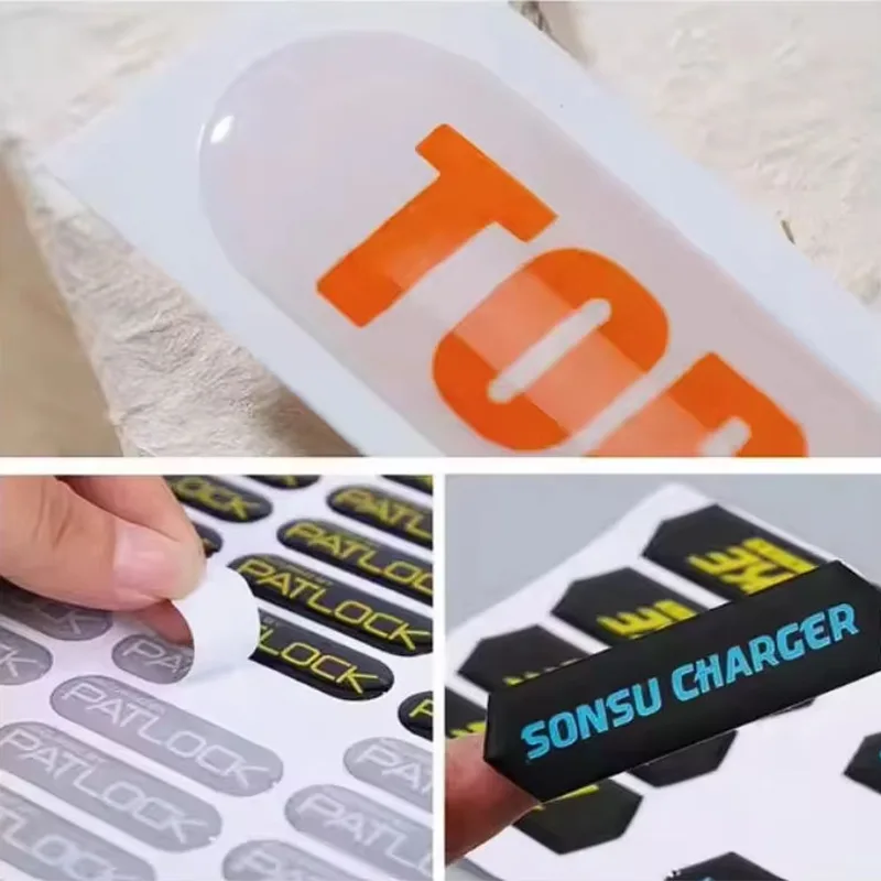 Waterproof Epoxy Resin Stickers